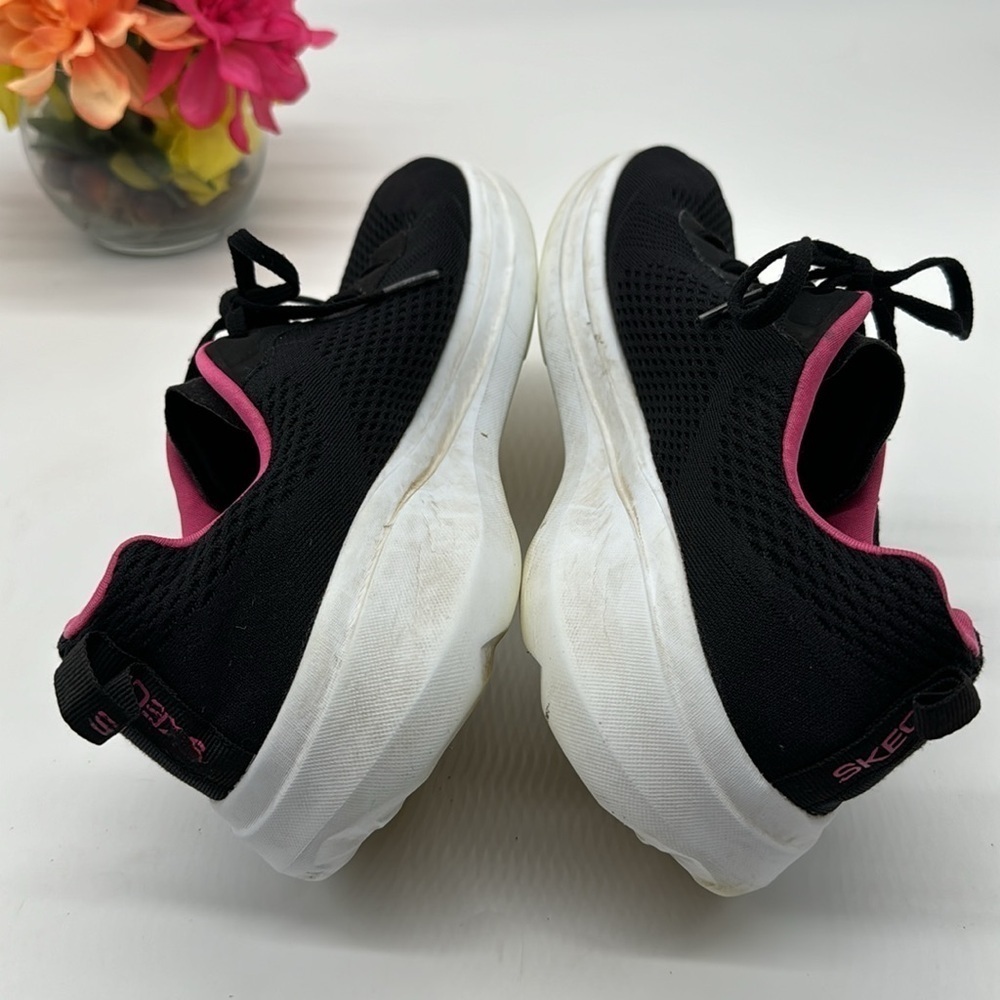 Skechers Go Run Black Pink Lightweight Sandal Size 11 SKT6012C - Picture 4 of 7
